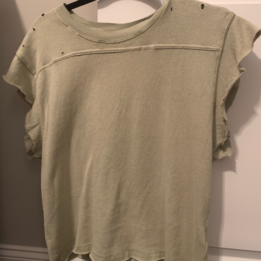 Light green Free people shirt size m